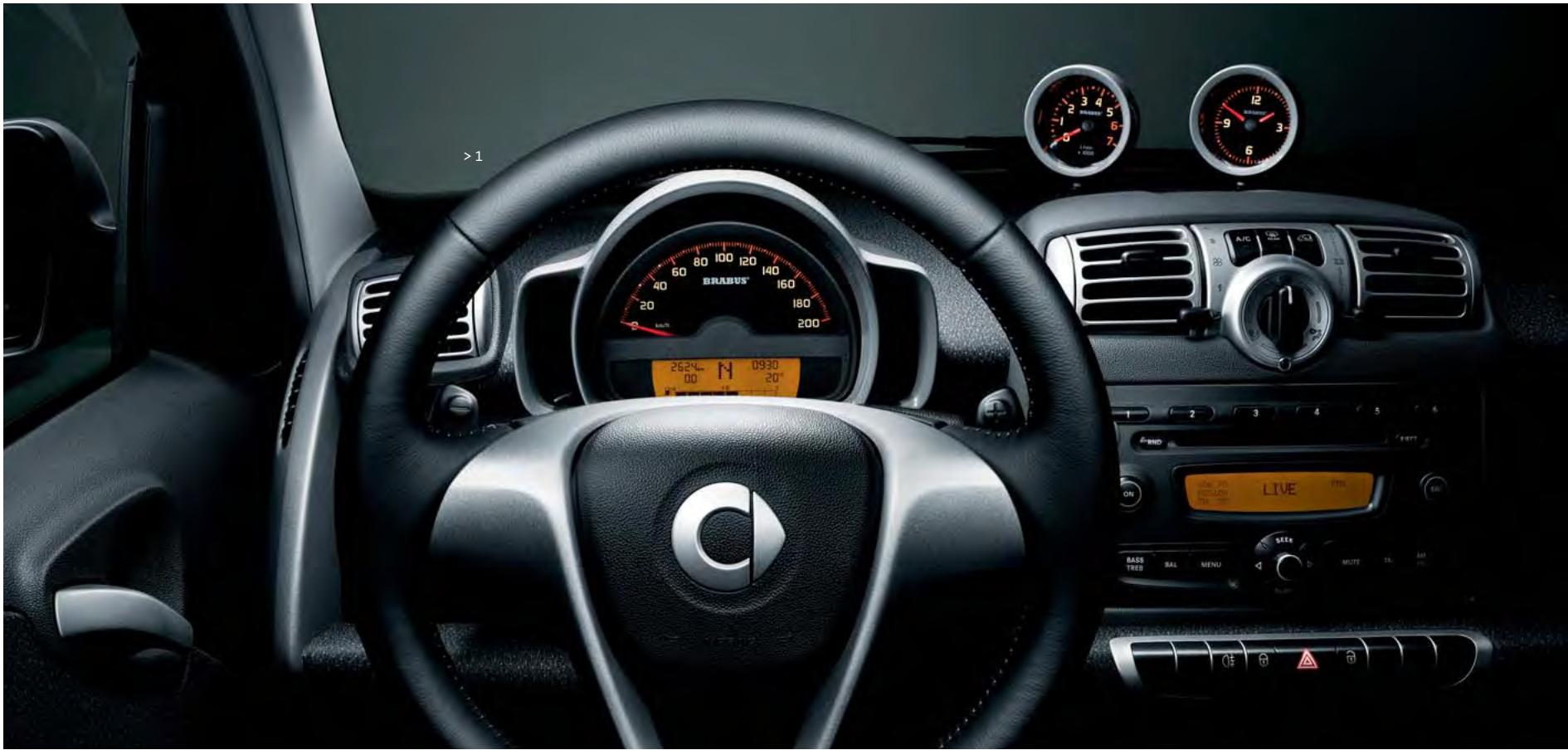 SMART FORTWO BRABUS XCLUSIVE - Le moteur turbo BRABUS : - 2