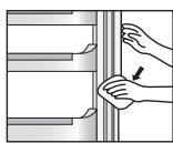 PANASONIC NRB32SX1 & NR-B32SX1 - Pulizia quotidiana - 1