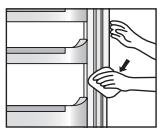 PANASONIC NRB32SX1 & NR-B32SX1 - Dörroppningsforslutting - 1