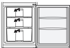 PANASONIC NRB32SX1 & NR-B32SX1 - Avlågsna och satta fast hyllor - 4