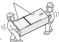 PANASONIC NRB32SX1 & NR-B32SX1 - Spostare e trasportare l'apparecchio - 1