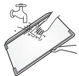 PANASONIC NRB32SX1 & NR-B32SX1 - Pièces qui peuvent être nettoyées avec de l'eau - 1