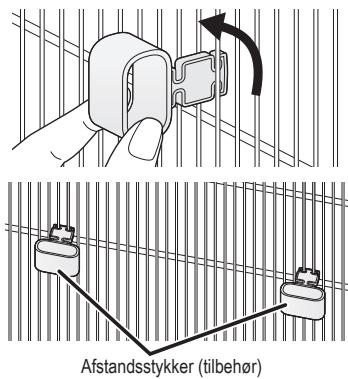 PANASONIC NRB32SX1 & NR-B32SX1 - Montering af afstandsstykkerne - 1