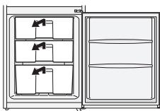PANASONIC NRB32SX1 & NR-B32SX1 - Fryser - 1