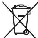 PANASONIC PMX 70 - Indsamling af elektronikskrot og brugte batterier Kun for Den Europaiske Union og lande med retursystemer - 1