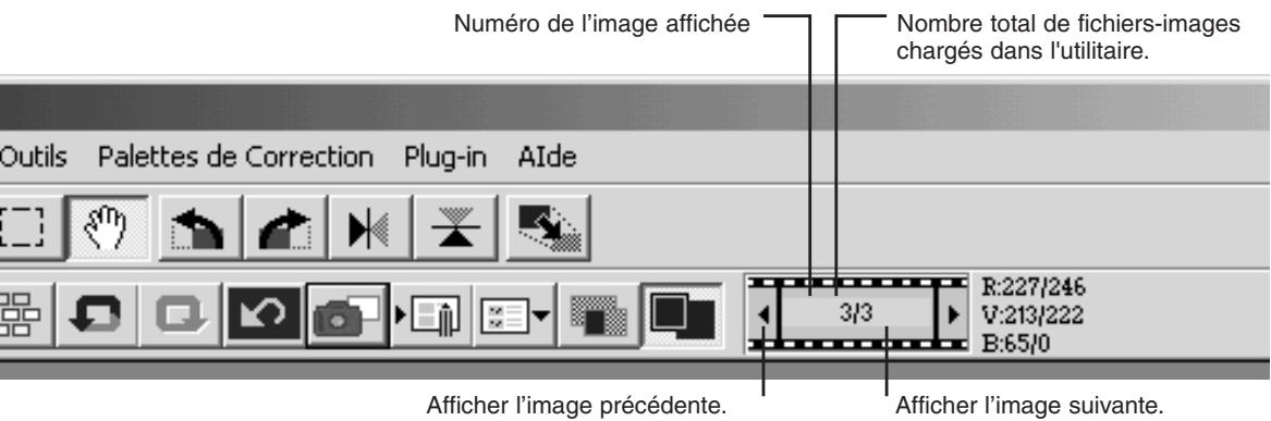 MINOLTA DIMAGE VIEWER - Affichage d-images dans la fenêtre de correction d-image - 3