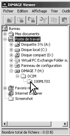MINOLTA DIMAGE VIEWER - Chargement des fichiers images - 1