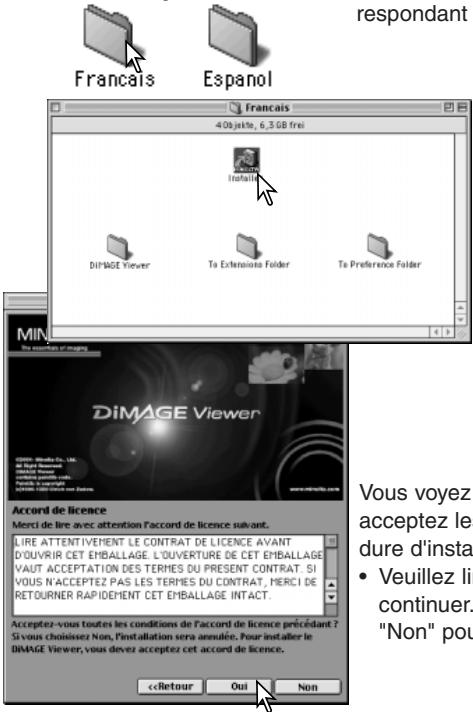 MINOLTA DIMAGE VIEWER - Installation du DiIMAGE Viewer – Macintosh - 4