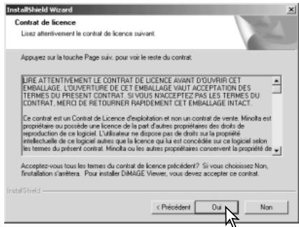 MINOLTA DIMAGE VIEWER - Installation du DiIMAGE Viewer – Windows - 3