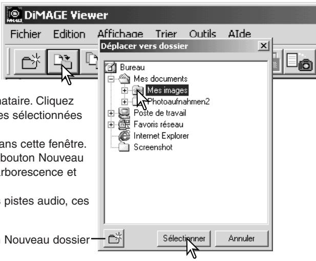 MINOLTA DIMAGE VIEWER - Déplacer des images dans un autre dossier - 2
