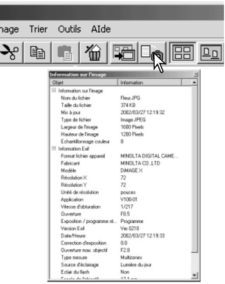 MINOLTA DIMAGE VIEWER - Afficher et sauvegarder les informations des images - 1