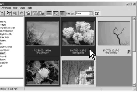 MINOLTA DIMAGE VIEWER - Copier des images dans un autre dossier - 1