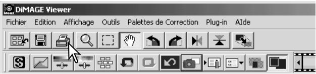 MINOLTA DIMAGE VIEWER - Impression des images - 1