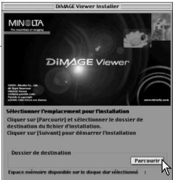 MINOLTA DIMAGE VIEWER - Installation du DiIMAGE Viewer – Macintosh - 6