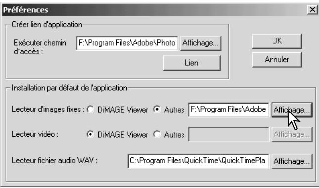 MINOLTA DIMAGE VIEWER - Personnalisation de Viewer - Préférences - 1