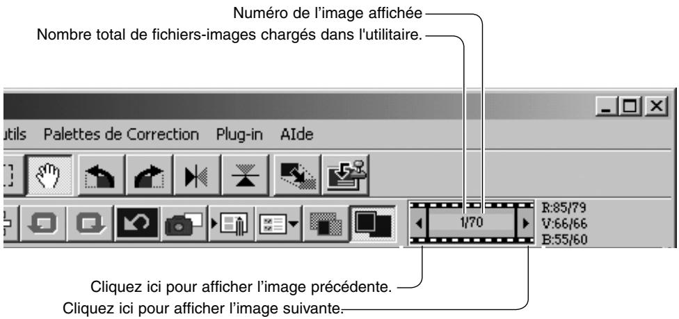 MINOLTA DIMAGE VIEWER 2.3 - Affichage d'images dans la fenêtre de correction d'image - 3