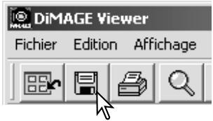 MINOLTA DIMAGE VIEWER 2.3 - Enregistrer une image - 1