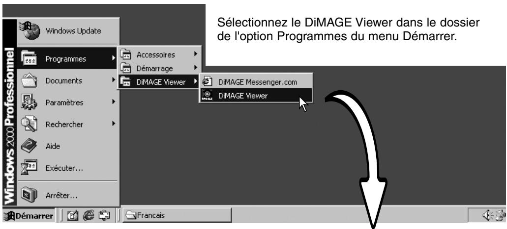 MINOLTA DIMAGE VIEWER 2.3 - Démarrage du viewer - Windows - 1