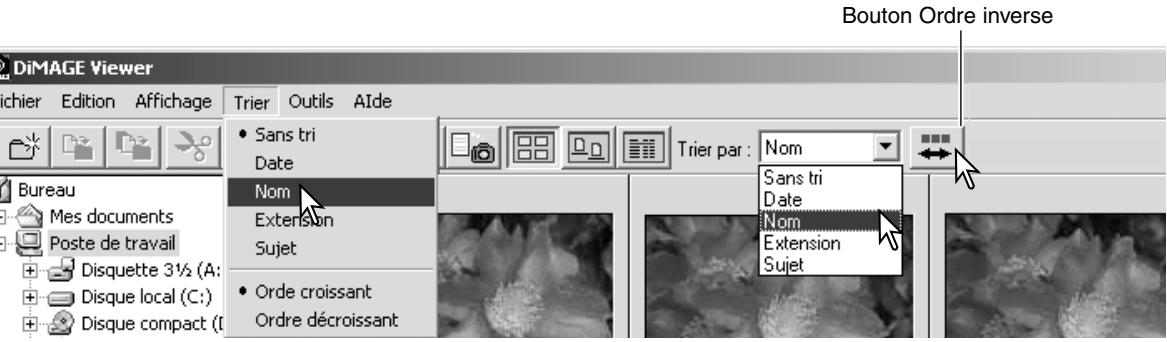 MINOLTA DIMAGE VIEWER 2.3 - Tri des fichiers images - 1