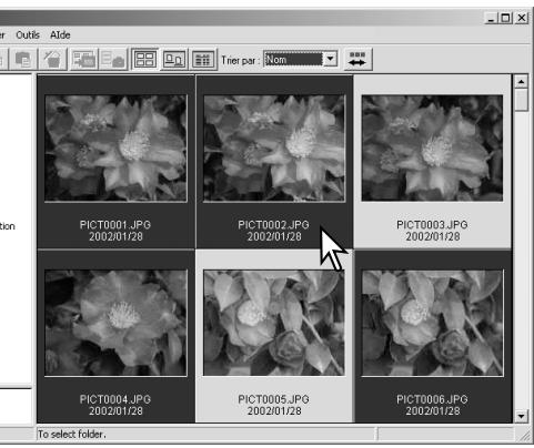 MINOLTA DIMAGE VIEWER 2.3 - Déplacer des images dans un autre dossier - 1