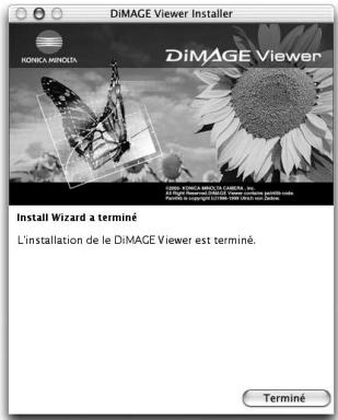 MINOLTA DIMAGE VIEWER 2.3 - Installation du Dimage Viewer - Macintosh - 7