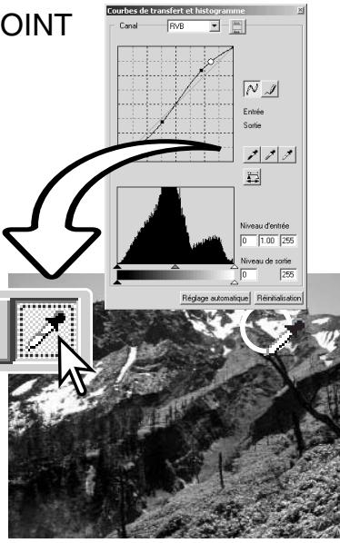 MINOLTA DIMAGE VIEWER 2.3 - Corrections par "point blanc", "point noir" et "point gris - 1