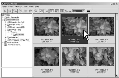 MINOLTA DIMAGE VIEWER 2.3 - Affichage d'images dans la fenêtre de correction d'image - 1