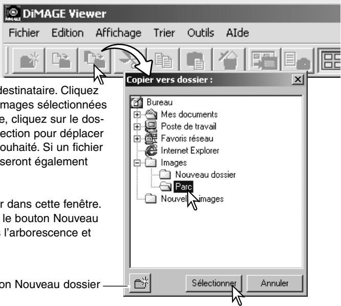MINOLTA DIMAGE VIEWER 2.3 - Déplacer des images dans un autre dossier - 2