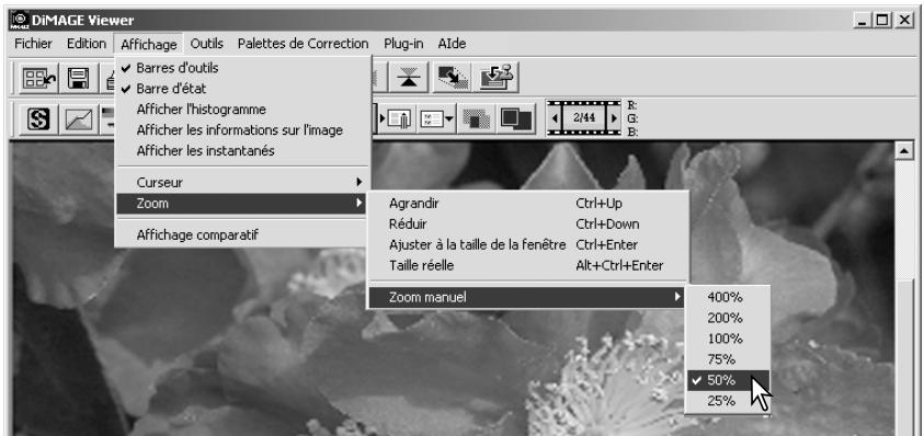 MINOLTA DIMAGE VIEWER 2.3 - Menu options - 1