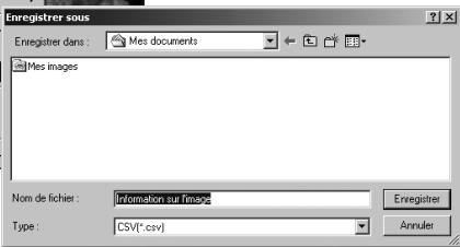MINOLTA DIMAGE VIEWER 2.3 - Afficher et sauvegarder les informations images - 3