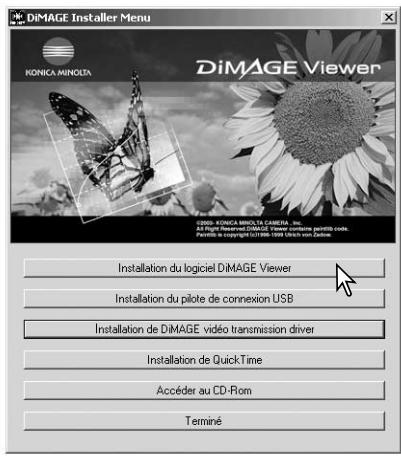 MINOLTA DIMAGE VIEWER 2.3 - Installation du Dimage Viewer - Windows - 1