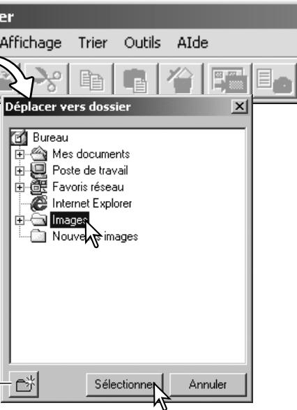 MINOLTA DIMAGE VIEWER 2.3 - Déplacer des images dans un autre dossier - 2