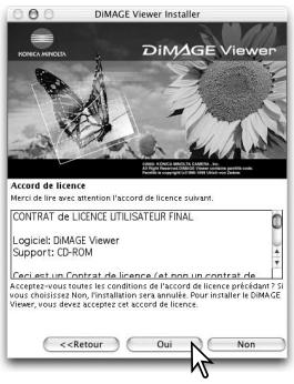 MINOLTA DIMAGE VIEWER 2.3 - Installation du Dimage Viewer - Macintosh - 3