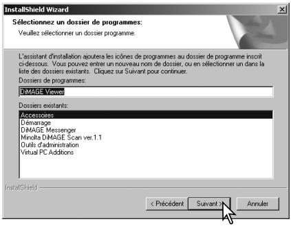 MINOLTA DIMAGE VIEWER 2.3 - Installation du Dimage Viewer - Windows - 5