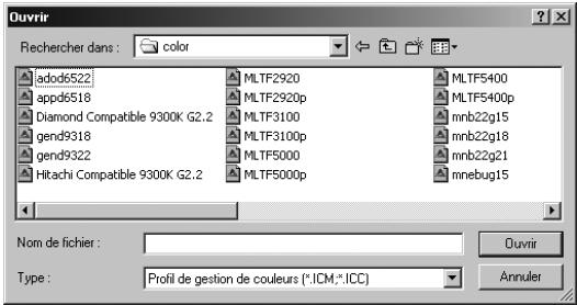 MINOLTA DIMAGE VIEWER 2.3 - Correspondance des couleurs - Préférences couleurs - 2