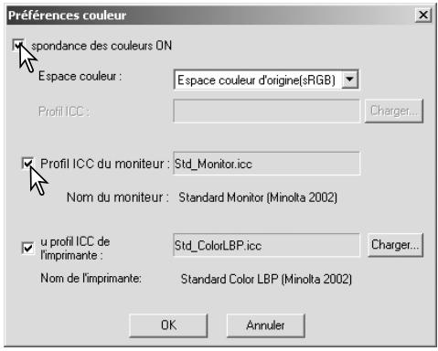MINOLTA DIMAGE VIEWER 2.3 - Profils ICC pour imprimante - 5