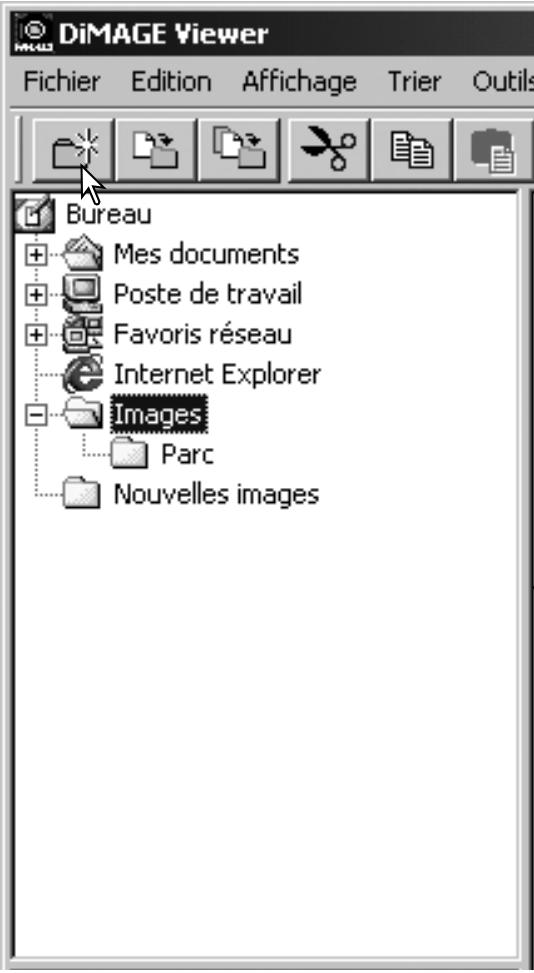 MINOLTA DIMAGE VIEWER 2.3 - Créer des dossiers - 2
