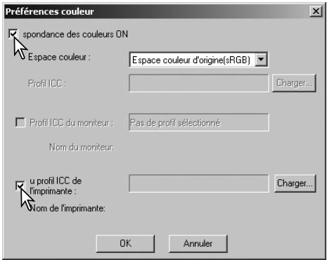 MINOLTA DIMAGE VIEWER 2.3 - Profils ICC pour imprimante - 1