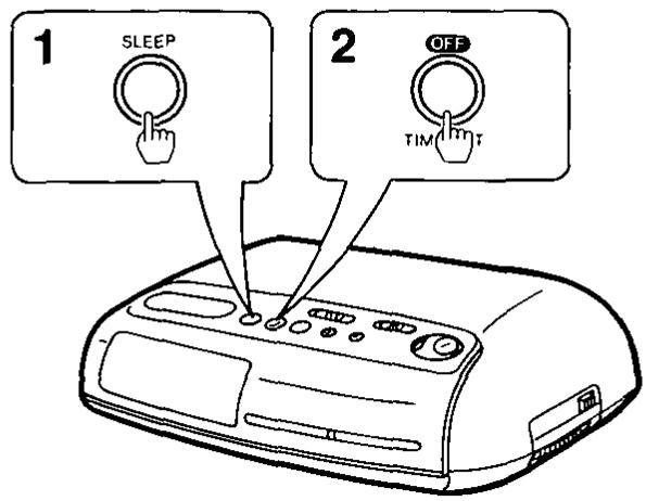 PANASONIC RC 6099 - Radio sleep timer - 1