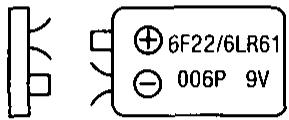 PANASONIC RC 6099 - Battery installation - 1
