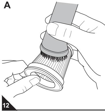 DIRT DEVIL CENTEC - Cleaning central lamellae filter and motor protection filter - 5