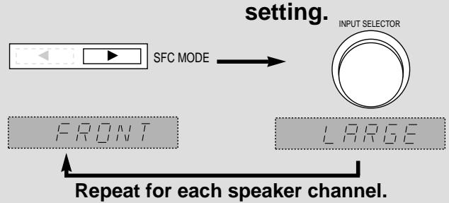 PANASONIC SA-HE70, SA HE 70 - Select the speaker. - 1