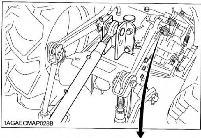 KUBOTA B1220 - Commande de l'accessoire - 1