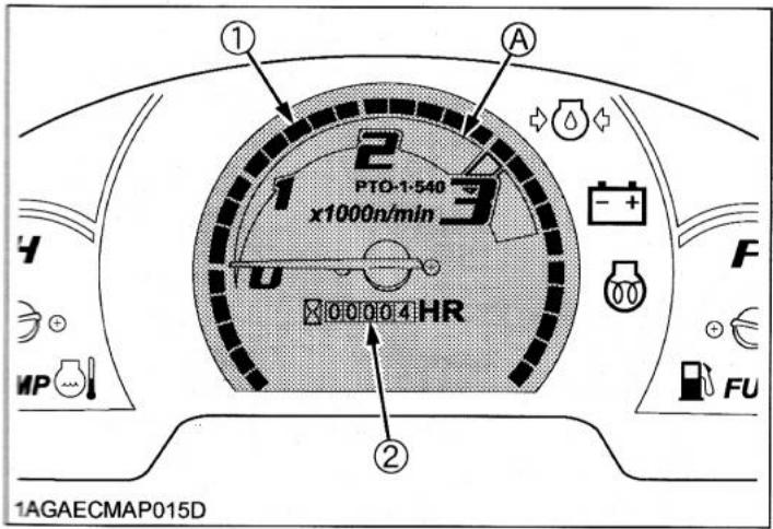 KUBOTA B1220 - Compteur d'heures / Compte-tours - 1