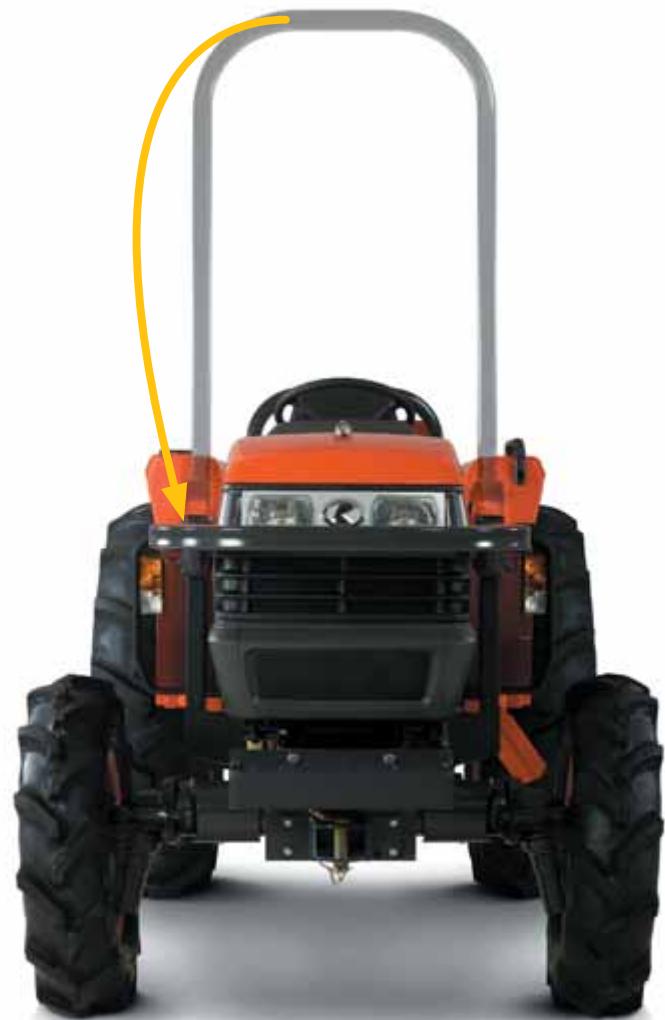 KUBOTA L3200 - Demandez en plus aux tracteurs standard série L, la nouvelle génération garantit des performances nettement supérieures. - 2