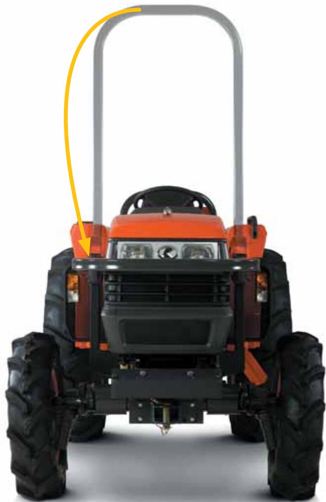 KUBOTA L4100 - Demandez en plus aux tracteurs standard série L, la nouvelle génération garantit des performances nettement supérieures. - 2