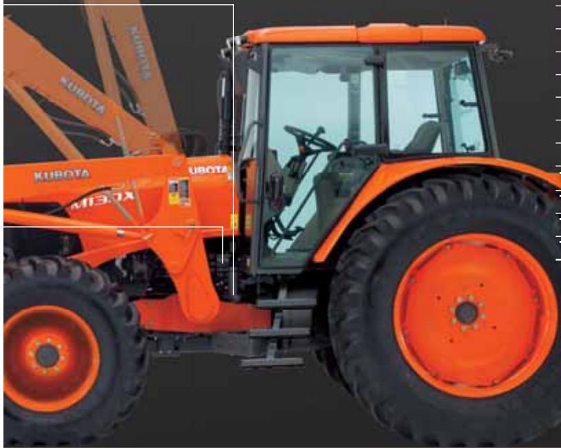 KUBOTA M130X - Parallelogramme hydraulique - 1