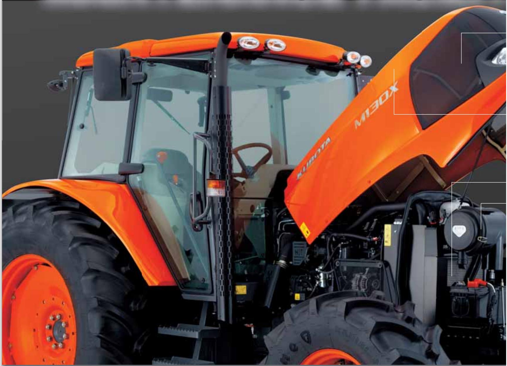 KUBOTA M130X - MAINTENANCE FACILIT - 1
