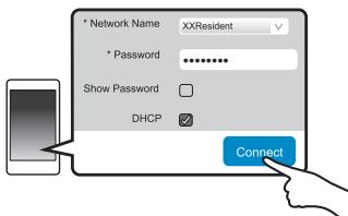 PANASONIC SC PMX100 - Selezionare "Connect" per applicare le impostazioni. - 1