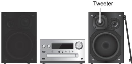 PANASONIC SC PMX100 - Disposizione dei diffusori - 1
